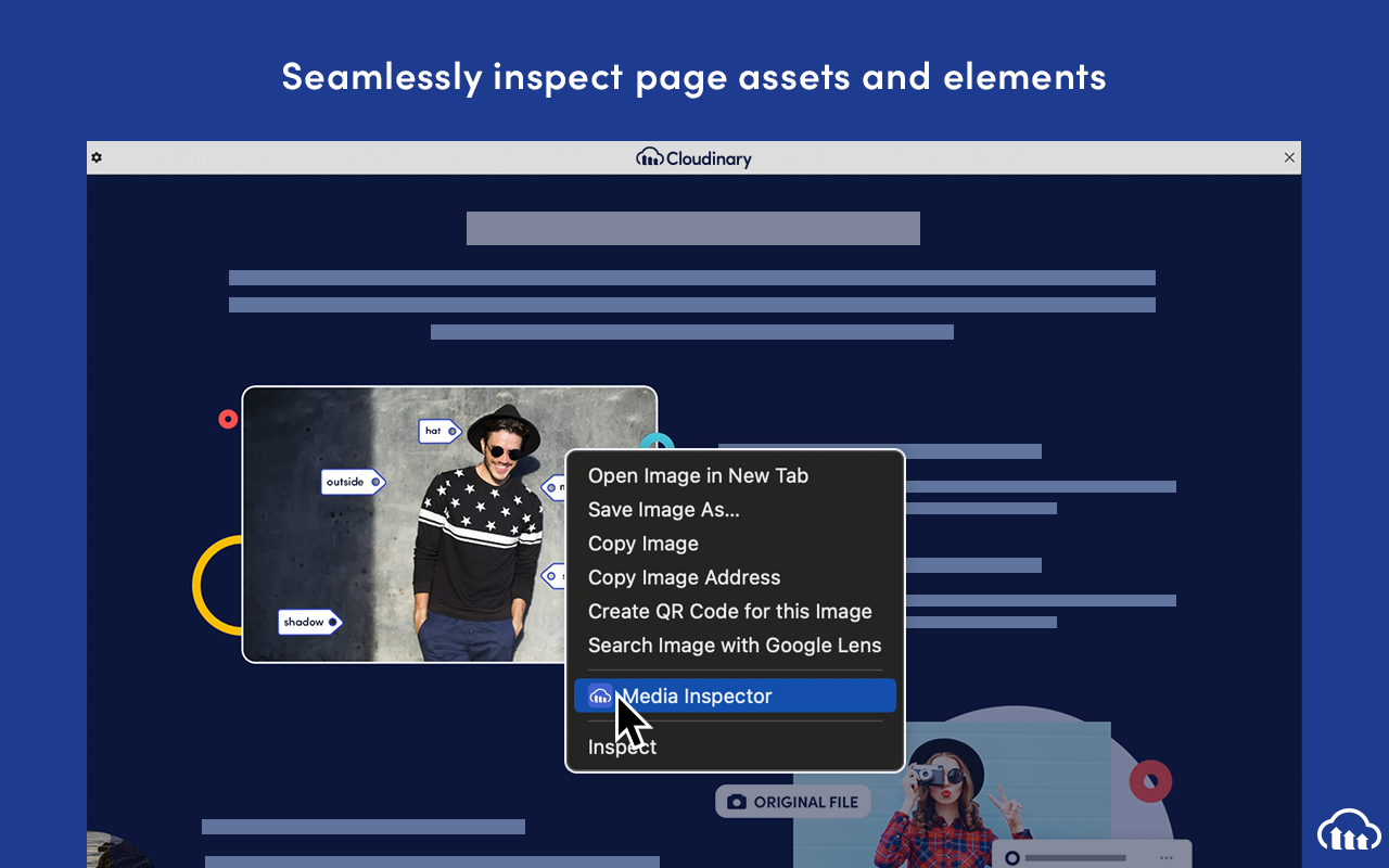 Cloudinary Media Inspector - 截图 1