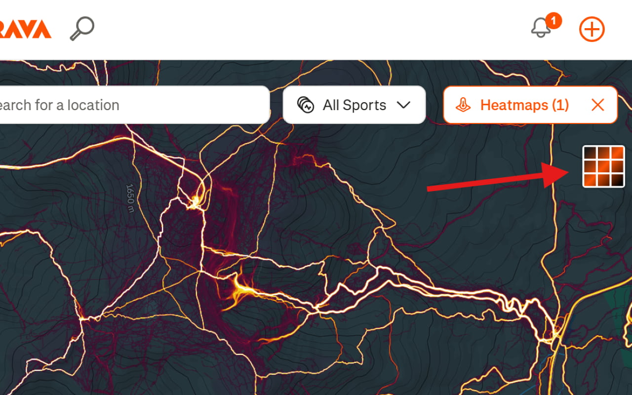 JOSM Strava Heatmap - 截图 2
