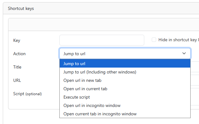 ShortcutKey2URL - 截图 2