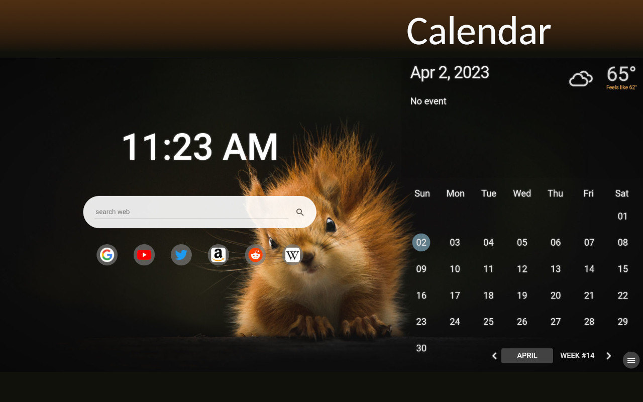 New Tab Page Extension - 截图 1