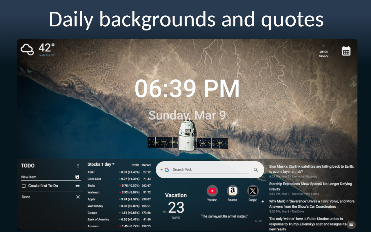 New Tab Page Extension - 截图 4