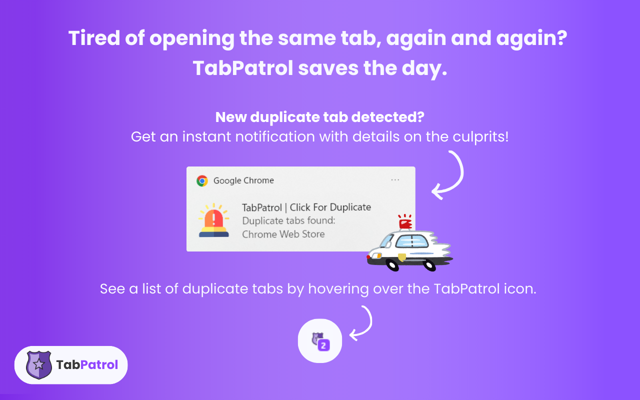 TabPatrol - Duplicate Tabs & Windows Management Tool - 截图 3