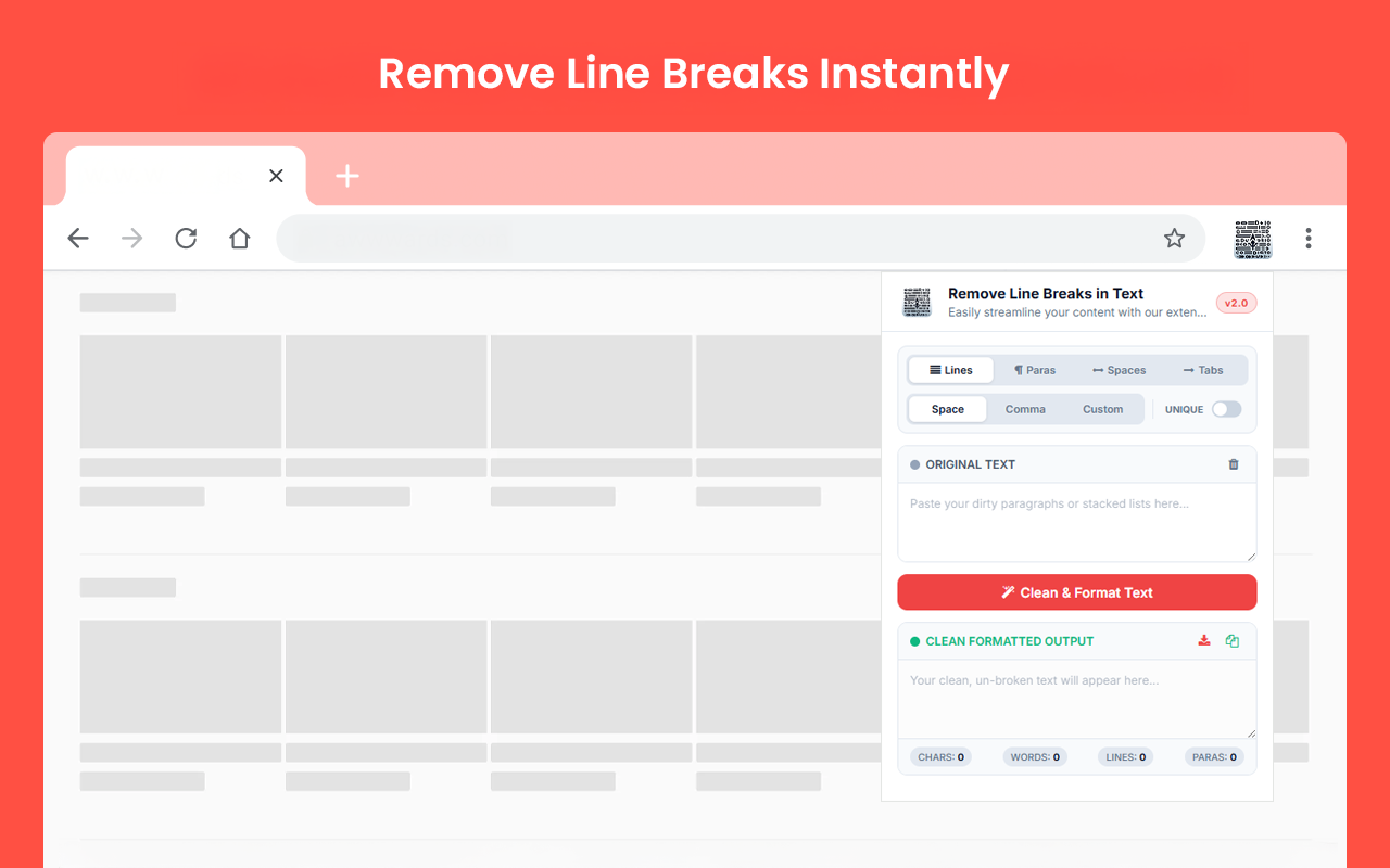 Remove Line Breaks in Text - 截图 2