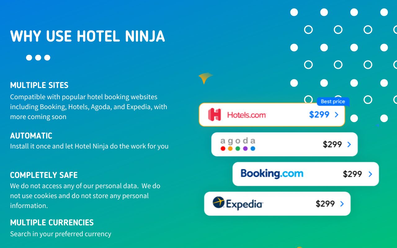 Hotel Ninja: Compare Booking, Expedia & Hotels.com Prices - 截图 3