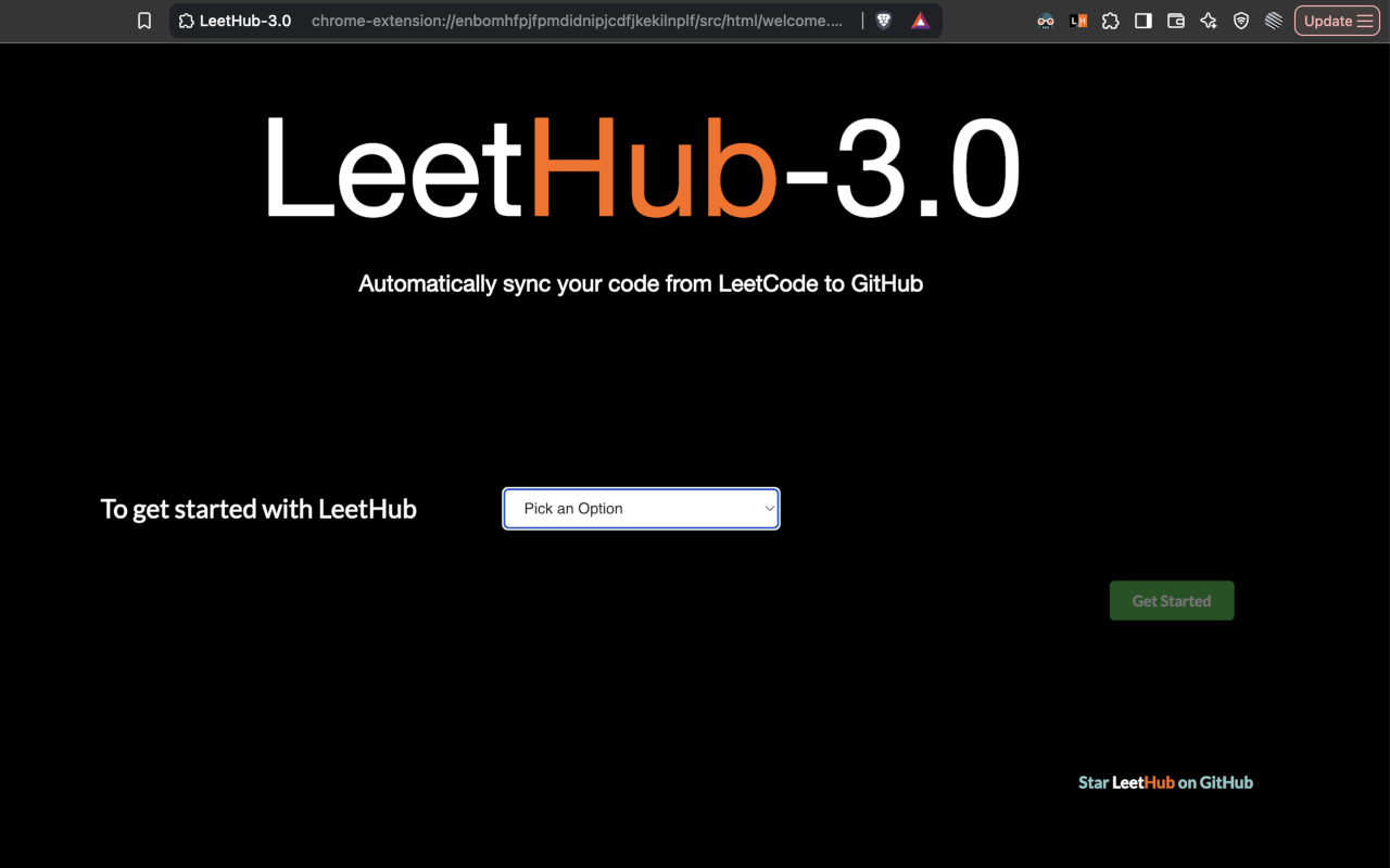 LeetHub-3.0 - 截图 1