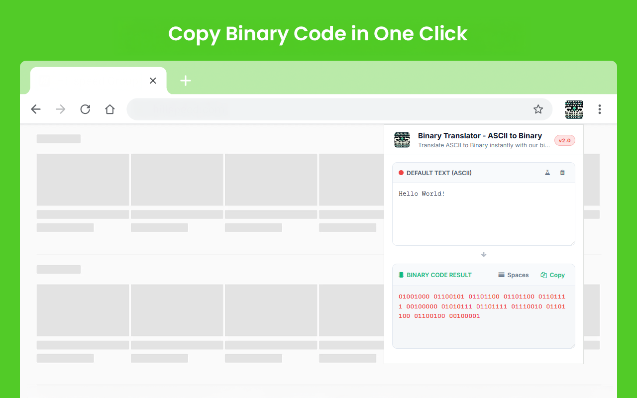 Binary Translator - ASCII to Binary - 截图 2