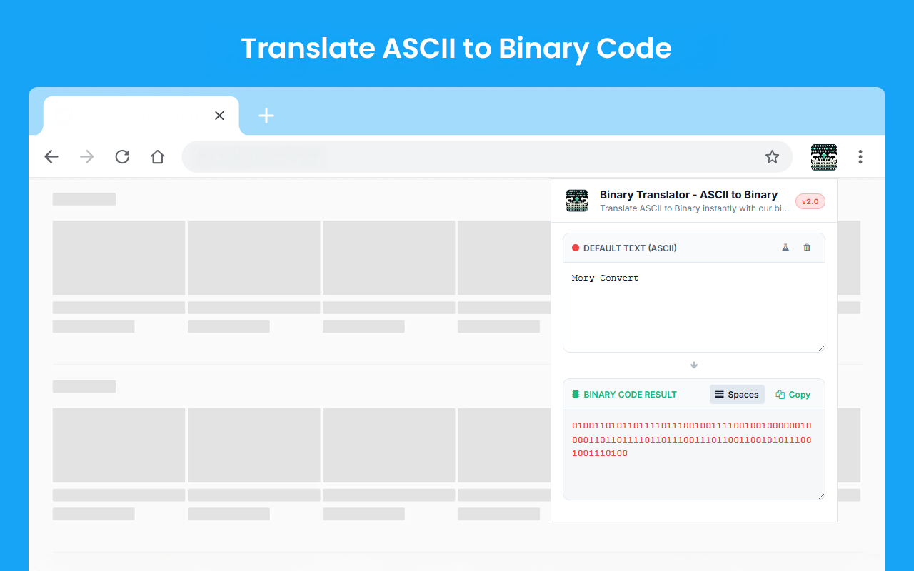 Binary Translator - ASCII to Binary - 截图 3