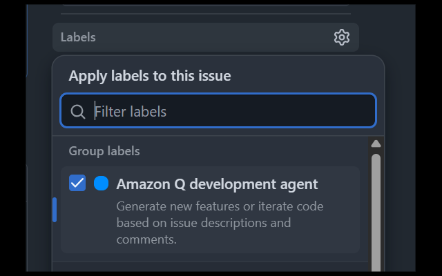 Amazon Q Developer | GitHub issue helper - 截图 3