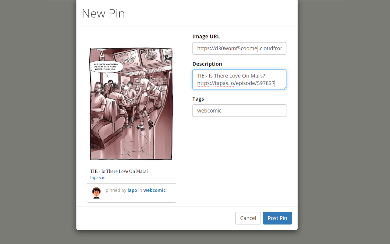 Add to Pinry - 截图 2