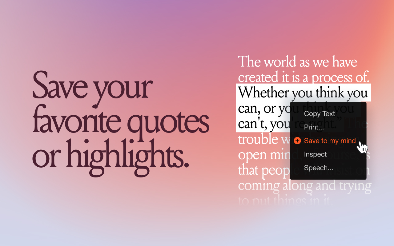 mymind — An extension for your mind - 截图 4