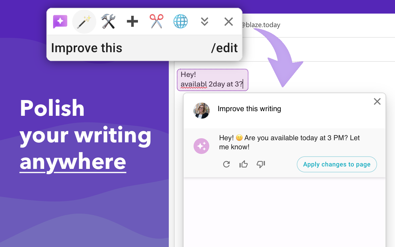 AI Blaze: Instantly Use AI in Any Webpage - 截图 1