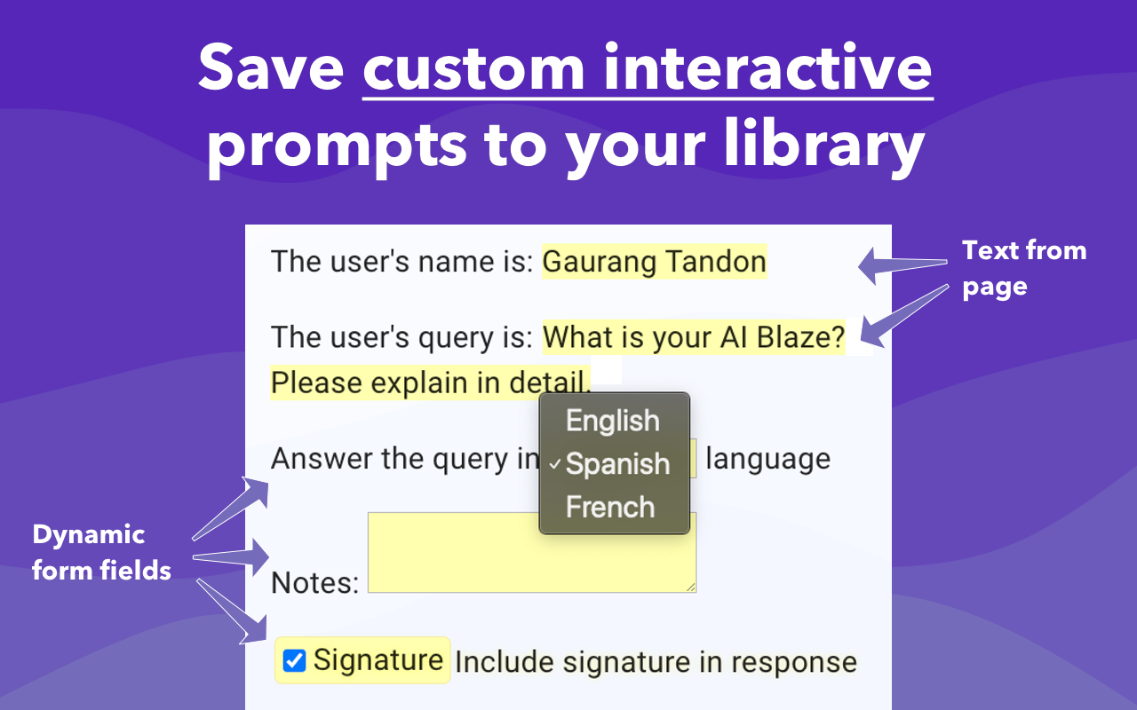 AI Blaze: Instantly Use AI in Any Webpage - 截图 3
