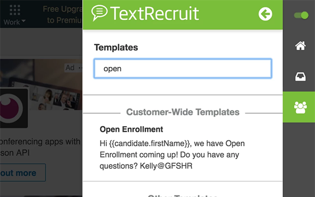 TextRecruit Extension - 截图 4