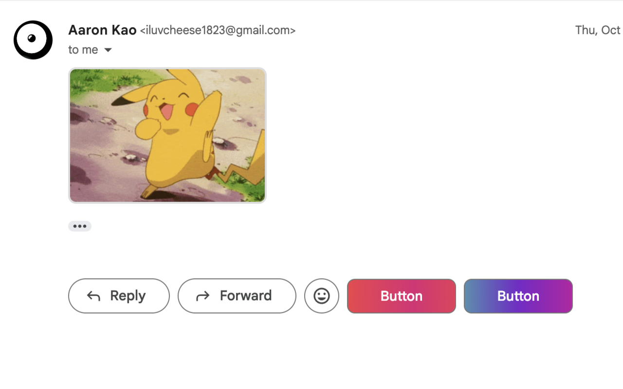 InstantReply Buttons for Gmail - 截图 3