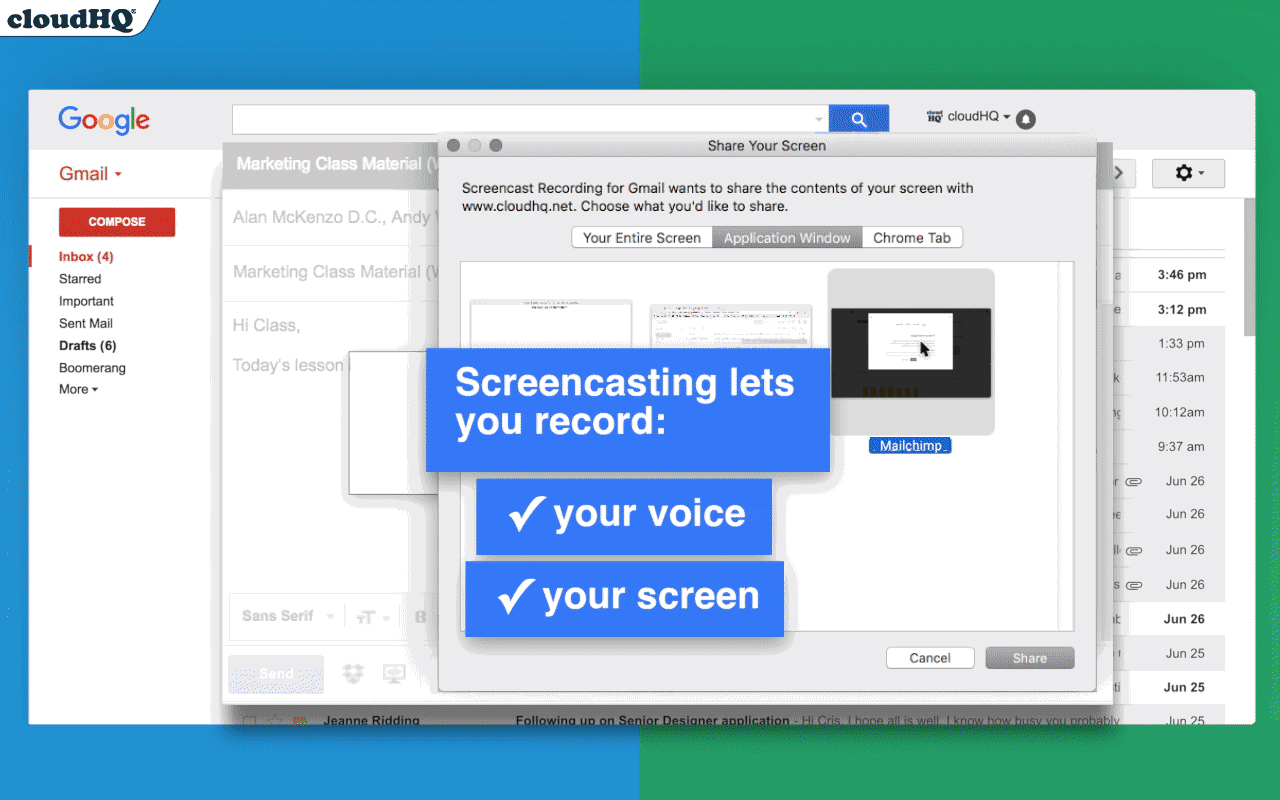Free Screencast Recording for Gmail - 截图 2