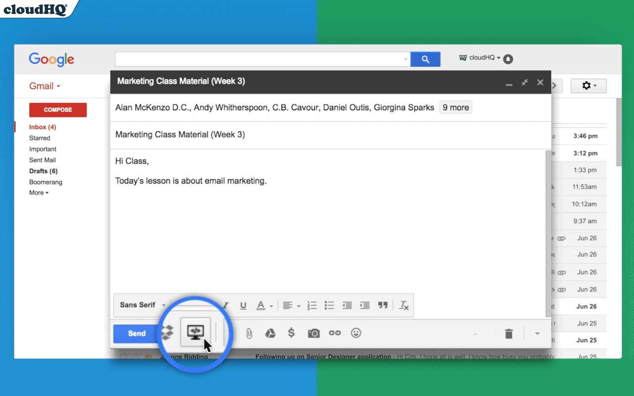 Free Screencast Recording for Gmail - 截图 3