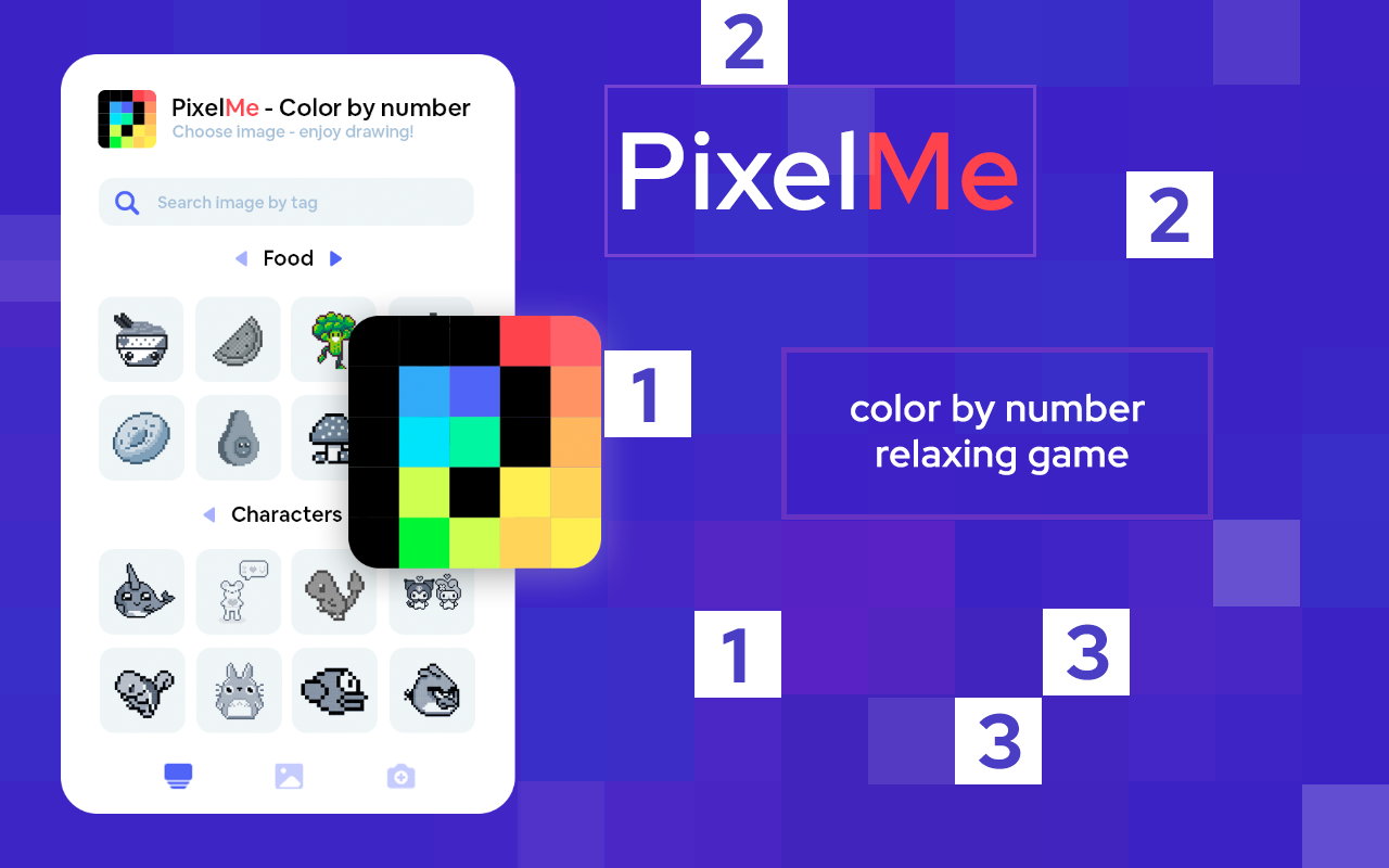 Pixel.me - color by number game - 截图 3