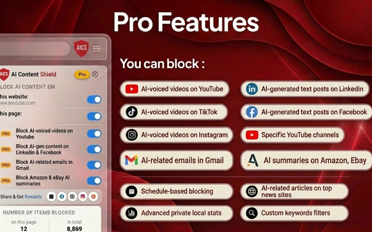 AI Content Shield - AI Content Detector & AI Overviews Blocker - 截图 3