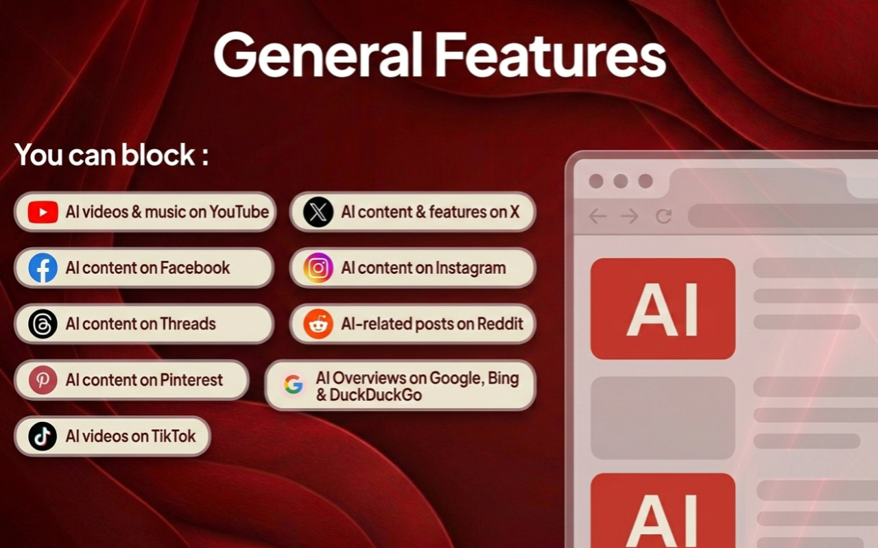 AI Content Shield - AI Content Detector & AI Overviews Blocker - 截图 5