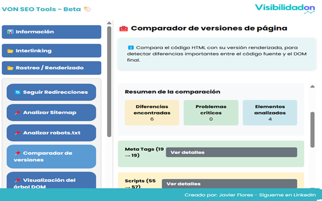 VON SEO Tools - 截图 3