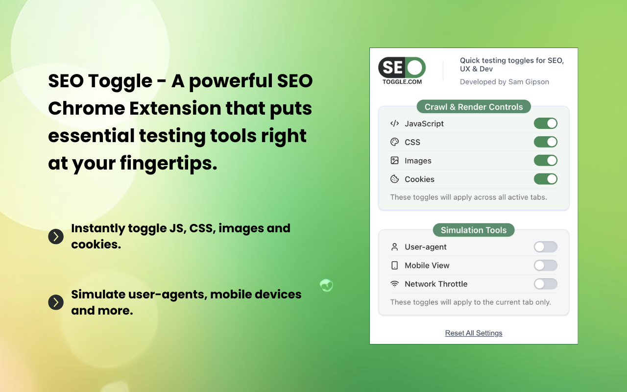 SEO Toggle - An SEO Testing Extension - 截图 5