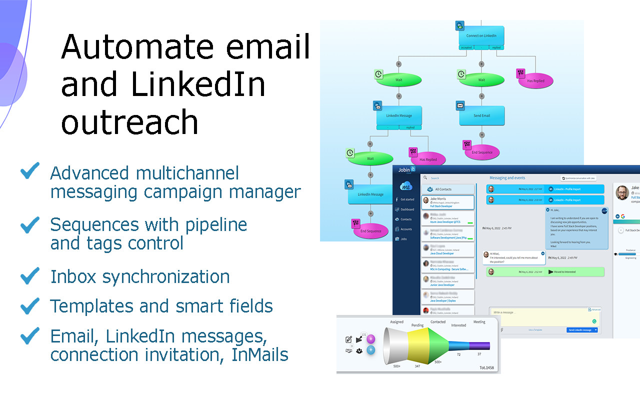 Jobin - LinkedIn Automation Tool - 截图 1