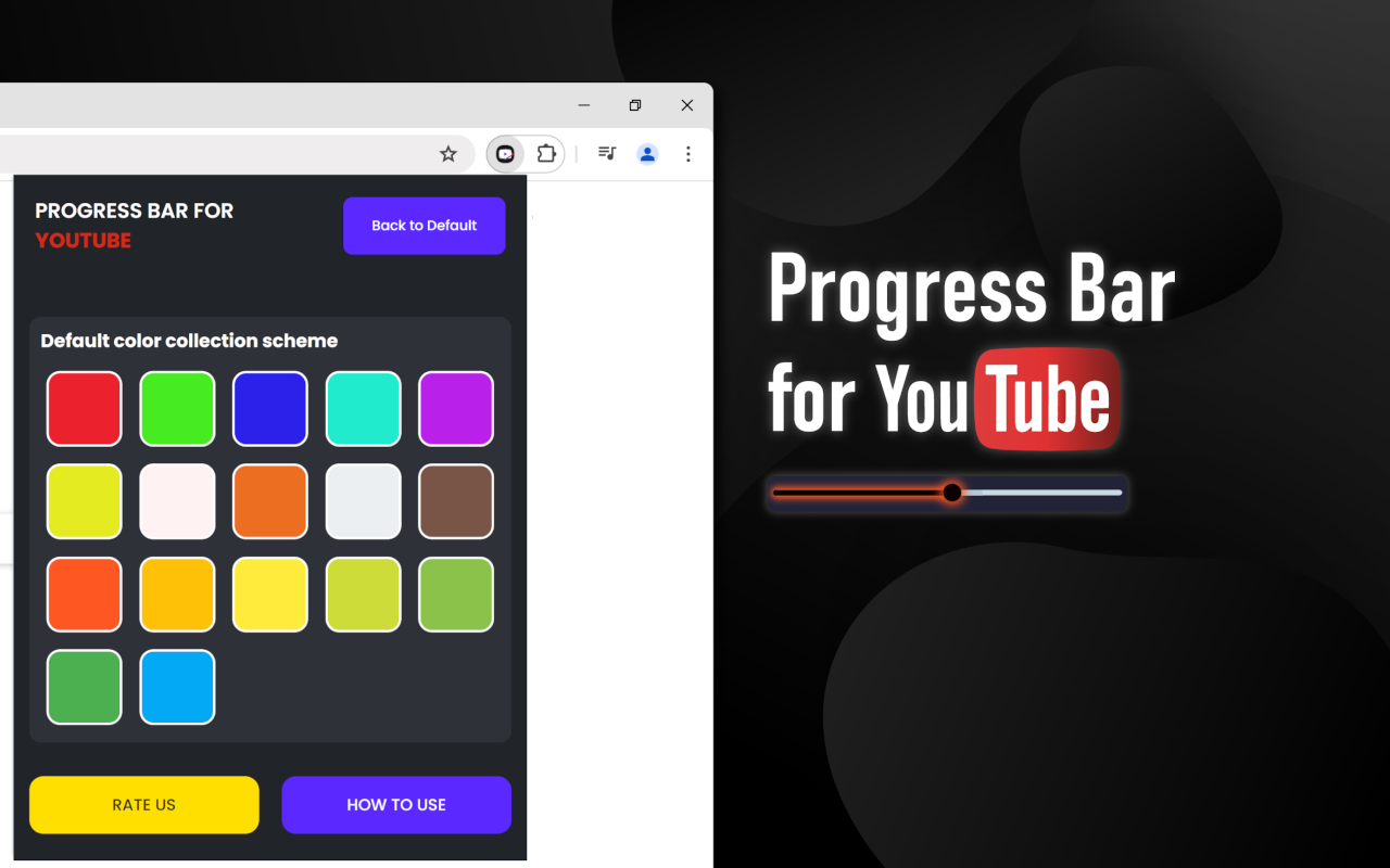 Progress Bar - 适用于 YouTube 的甜美进度条 - 截图 2