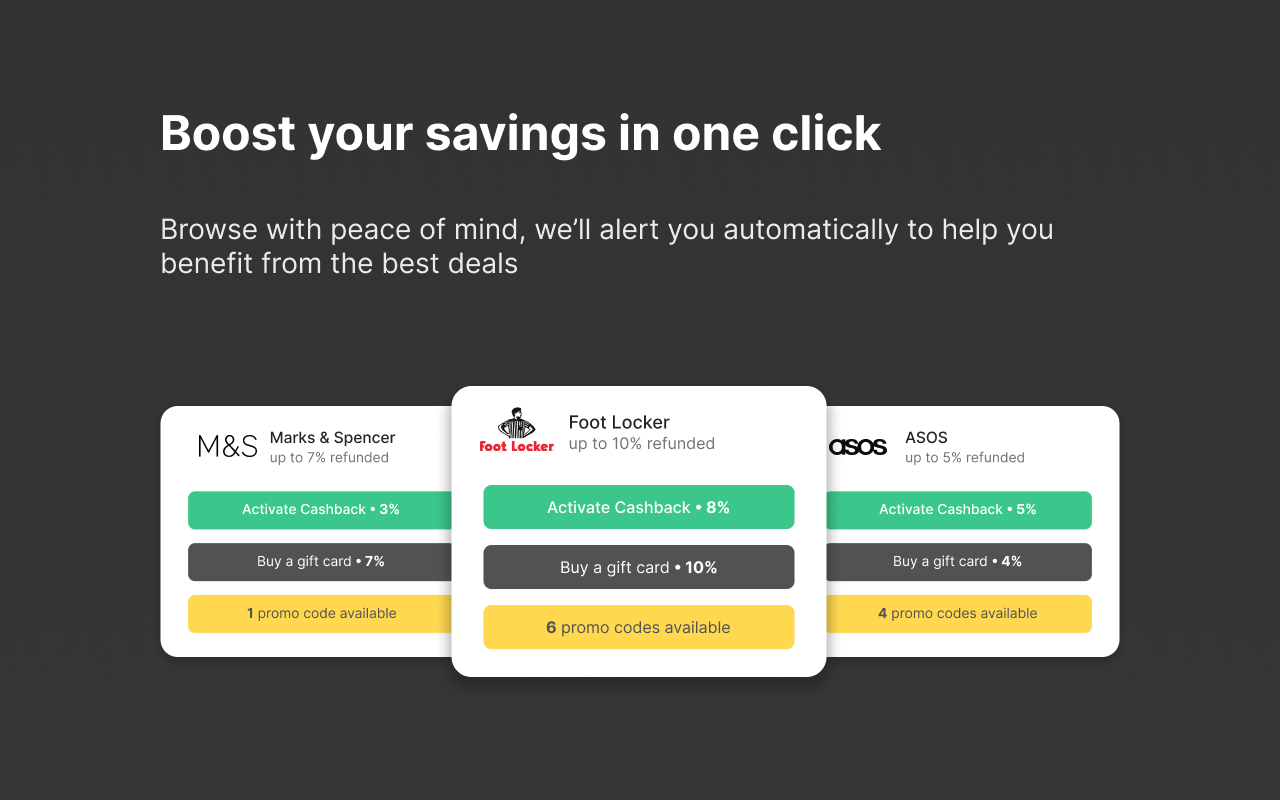 Widilo - Cashback et Codes Promo - 截图 3