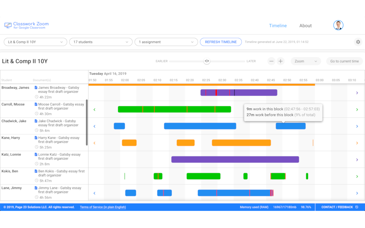 Classwork Zoom for Google Classroom - 截图 1