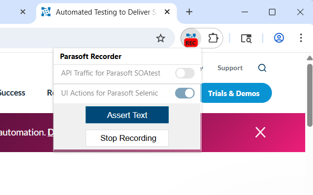 Parasoft 录制器 - 截图 5