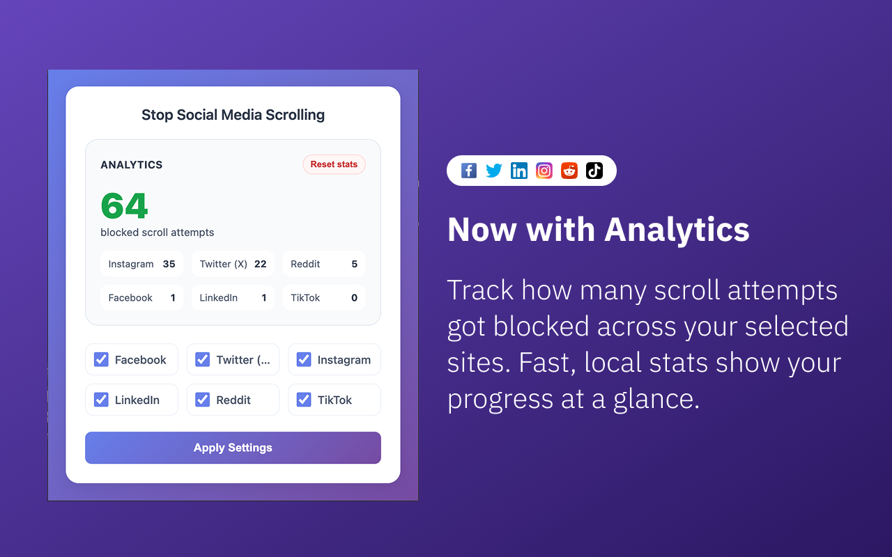 Stop Social Media Scrolling - 截图 2
