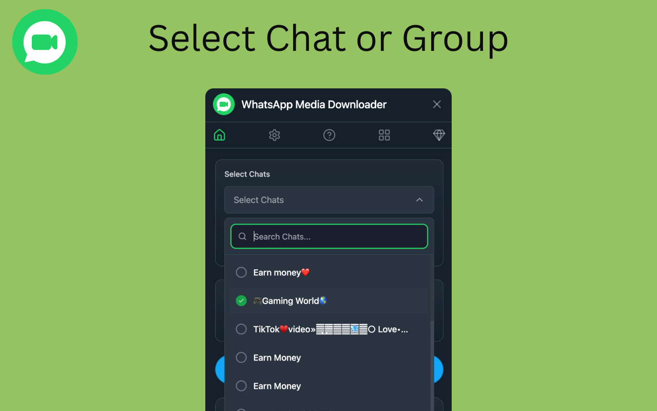 WhatsApp Media & Documents Downloader - 截图 5