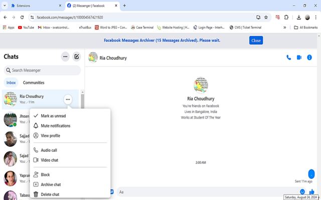 Delete Facebook Messages - 截图 2