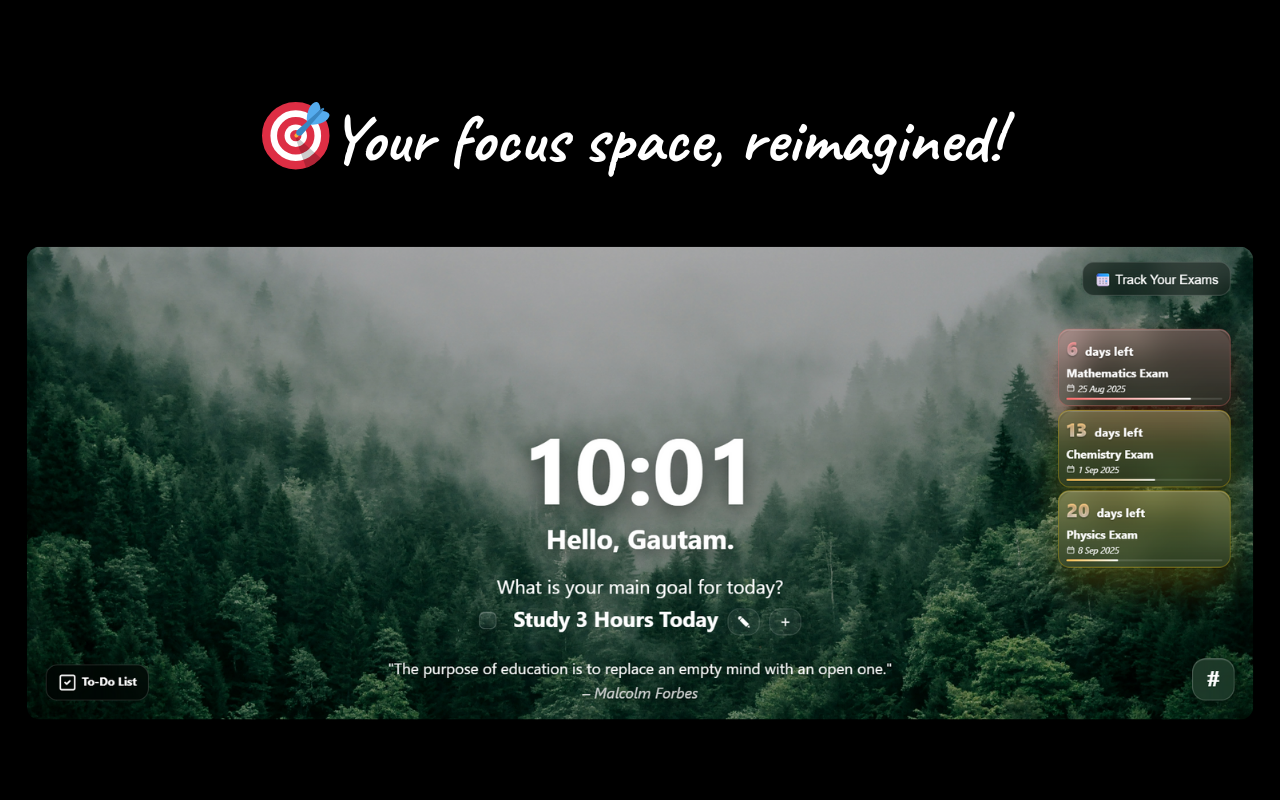 Focus: Stay Productive on Every New Tab - 截图 3