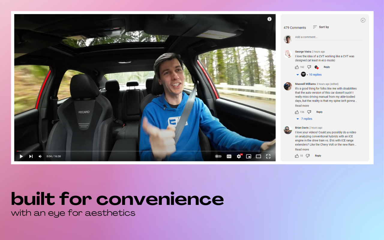 Sidesy: Your Comments Sidebar For YouTube - 截图 3