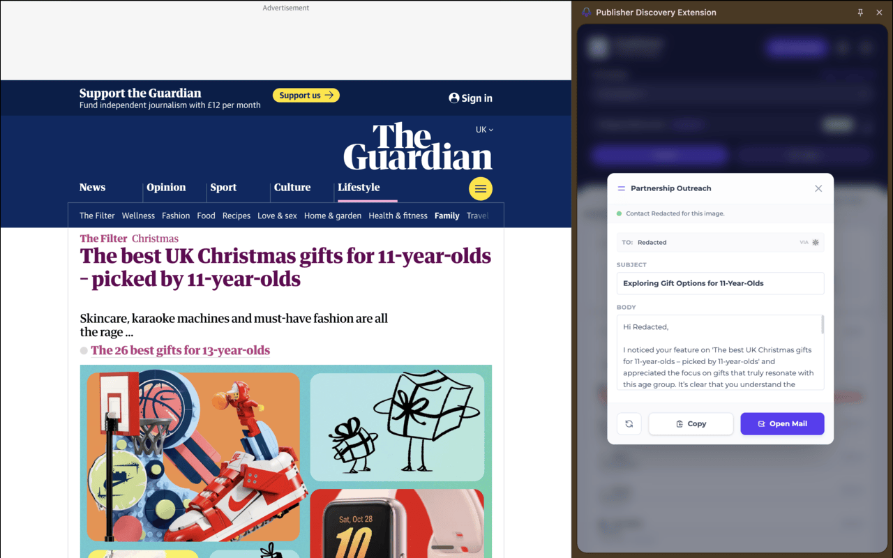 Publisher Discovery Extension - 截图 3