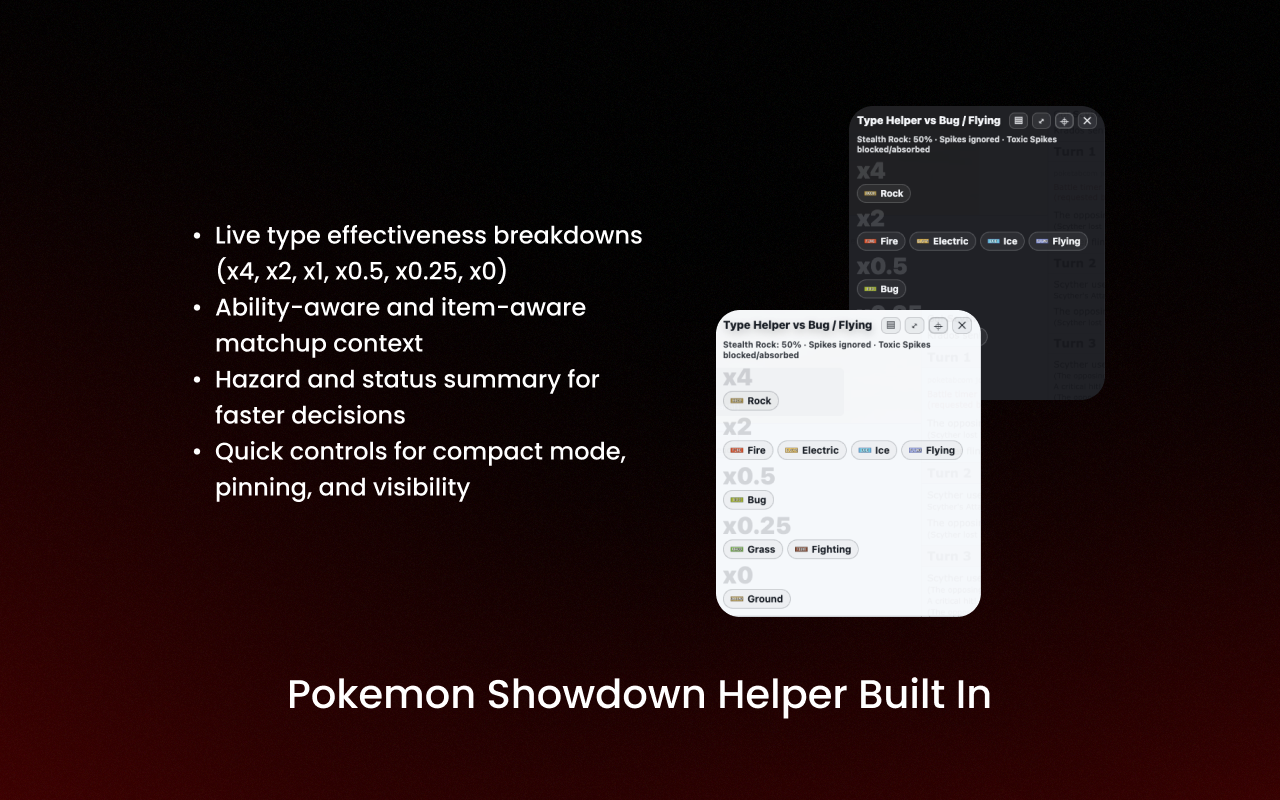 PokeTab | New Tab Pokémon Experience & Showdown Helper - 截图 2