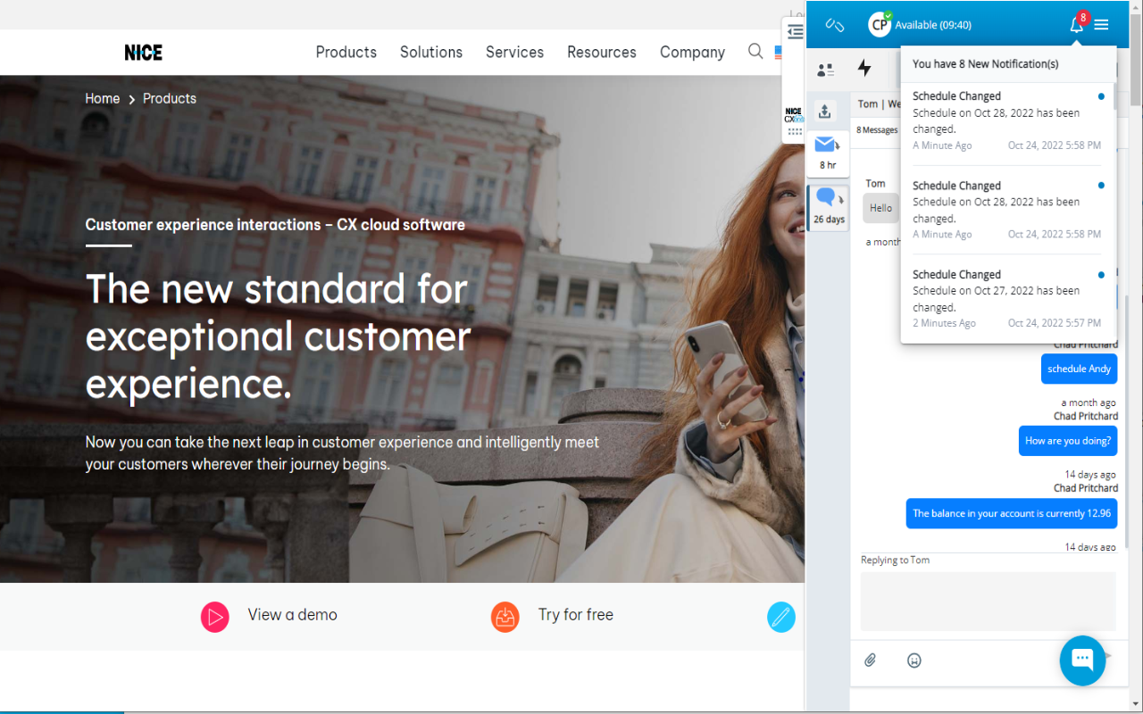 CXone Agent Extension - 截图 1