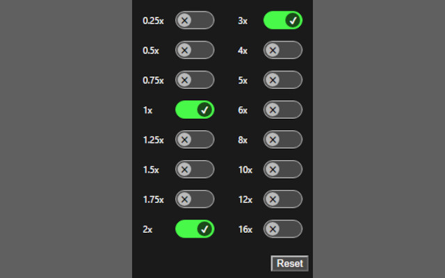 YouTube Playback Rate Control - 截图 2