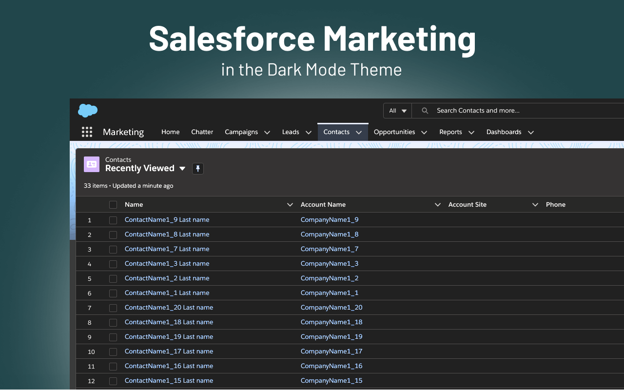 Dark Mode for Salesforce - 截图 4