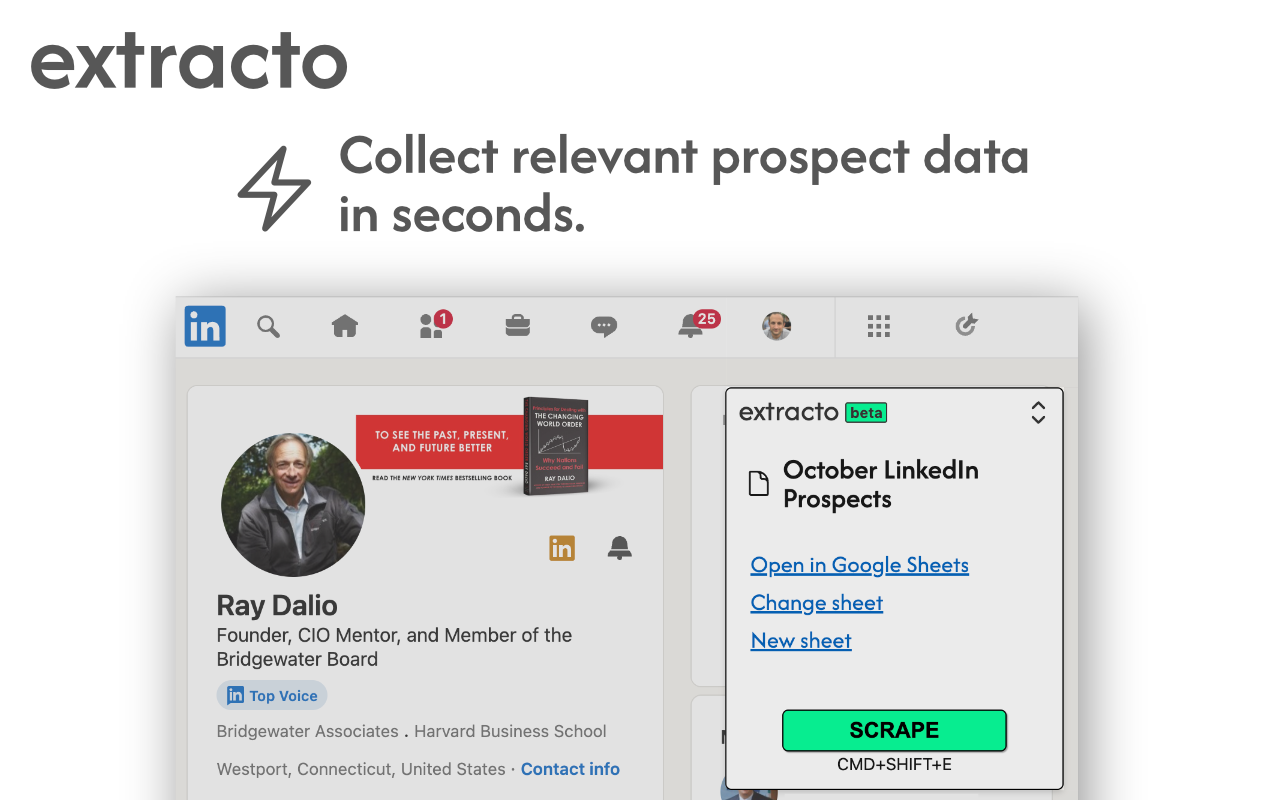Extracto.bot - AI Web Scraper - 截图 2