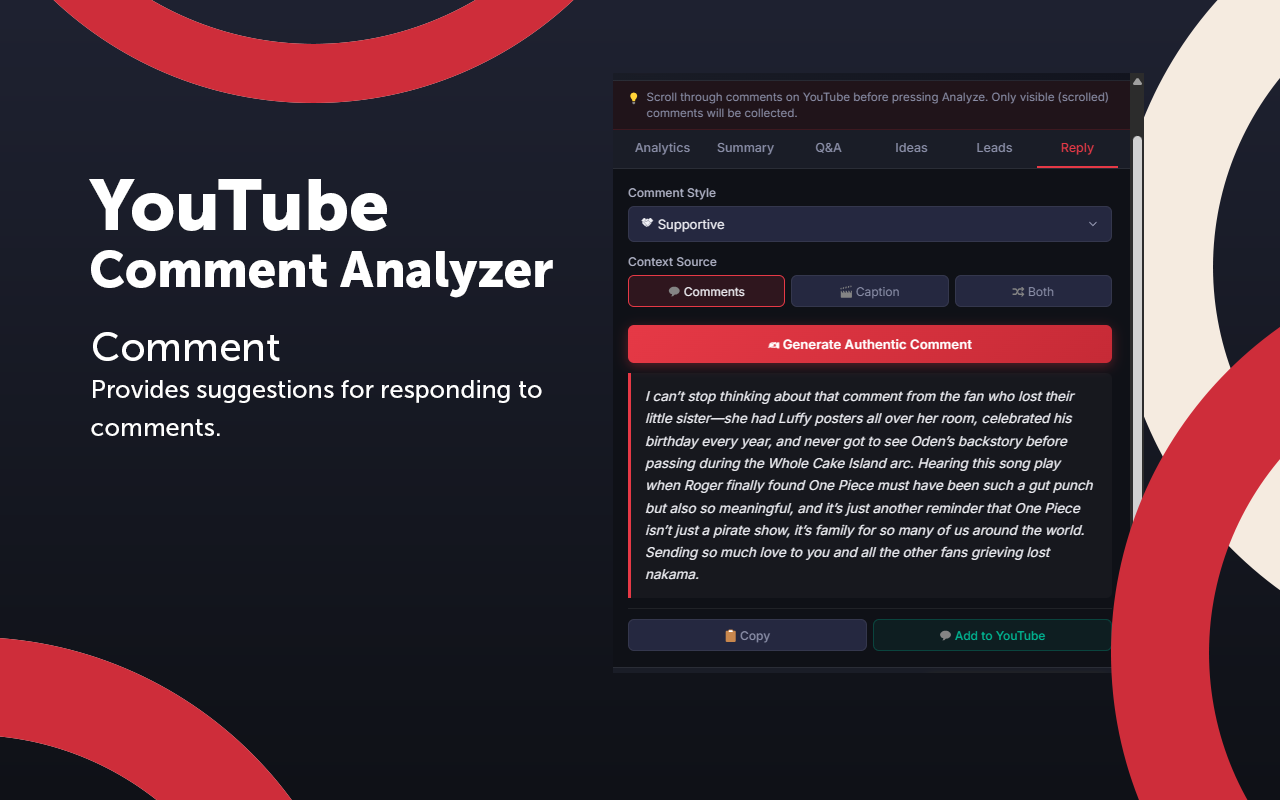 YouTube Comment Analyzer - 截图 3