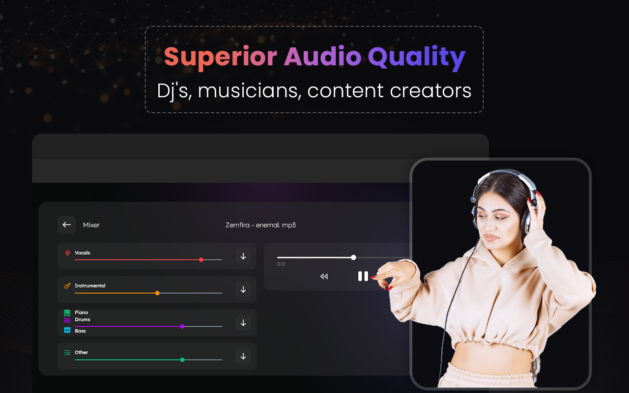 Vocal Remover, Music Separator - 截图 4
