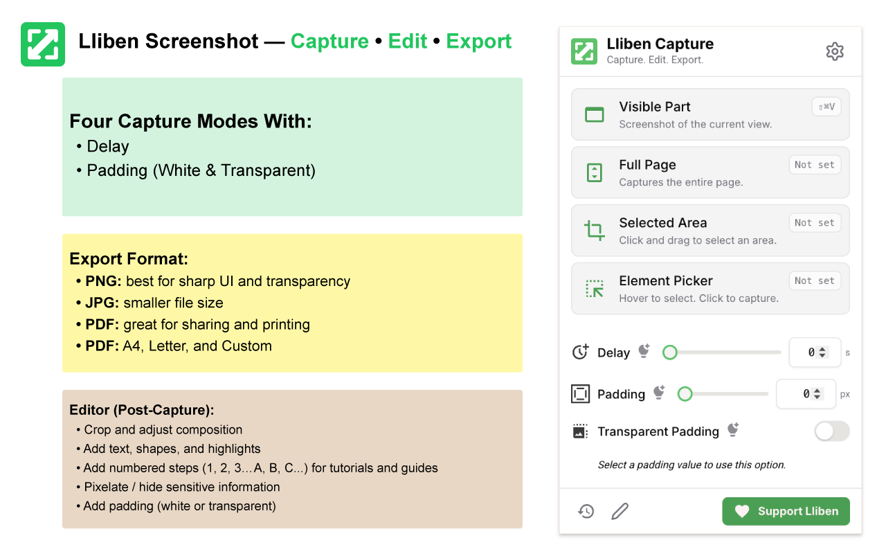 Lliben – Screenshot & Save as PNG/JPG/PDF - 截图 4