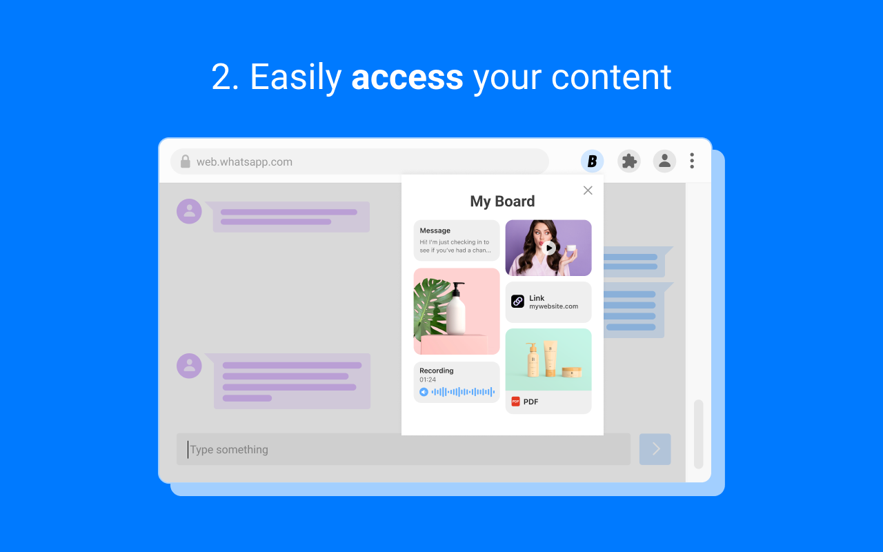 Boards: One-click Content Sharing on Web - 截图 2