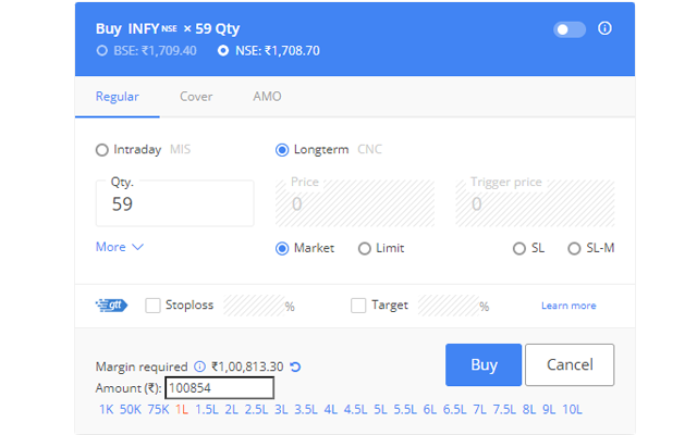 Zerodha Kite Enhancements - 截图 1