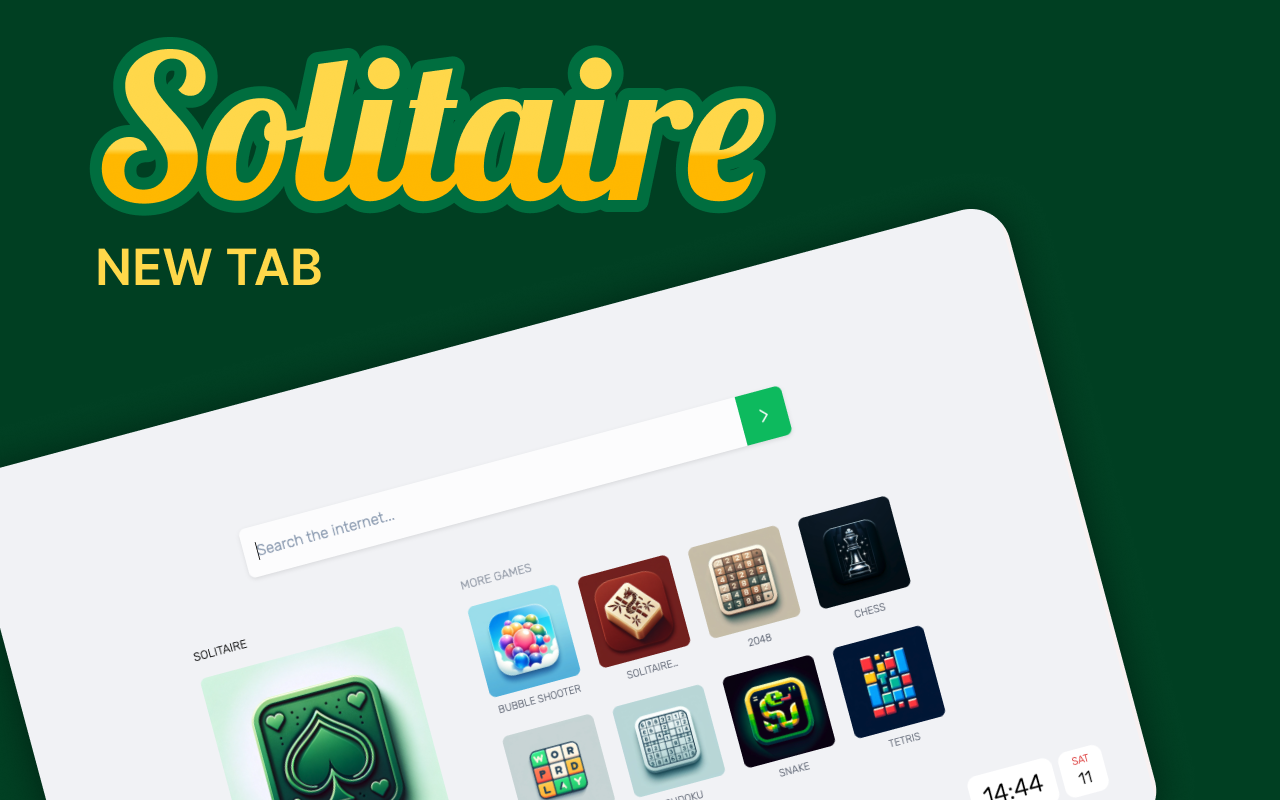 Solitaire New Tab - 截图 2