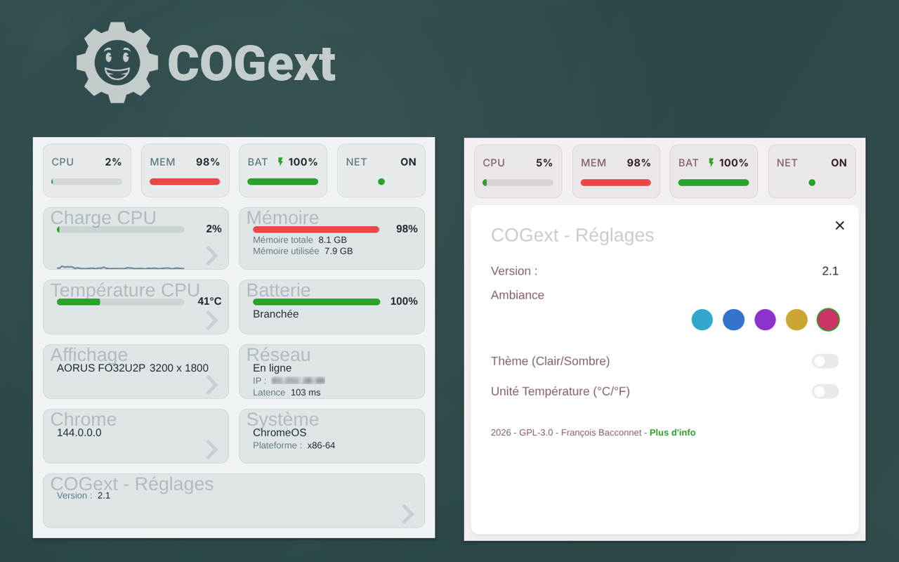 COGext : 系统监控 - 截图 3