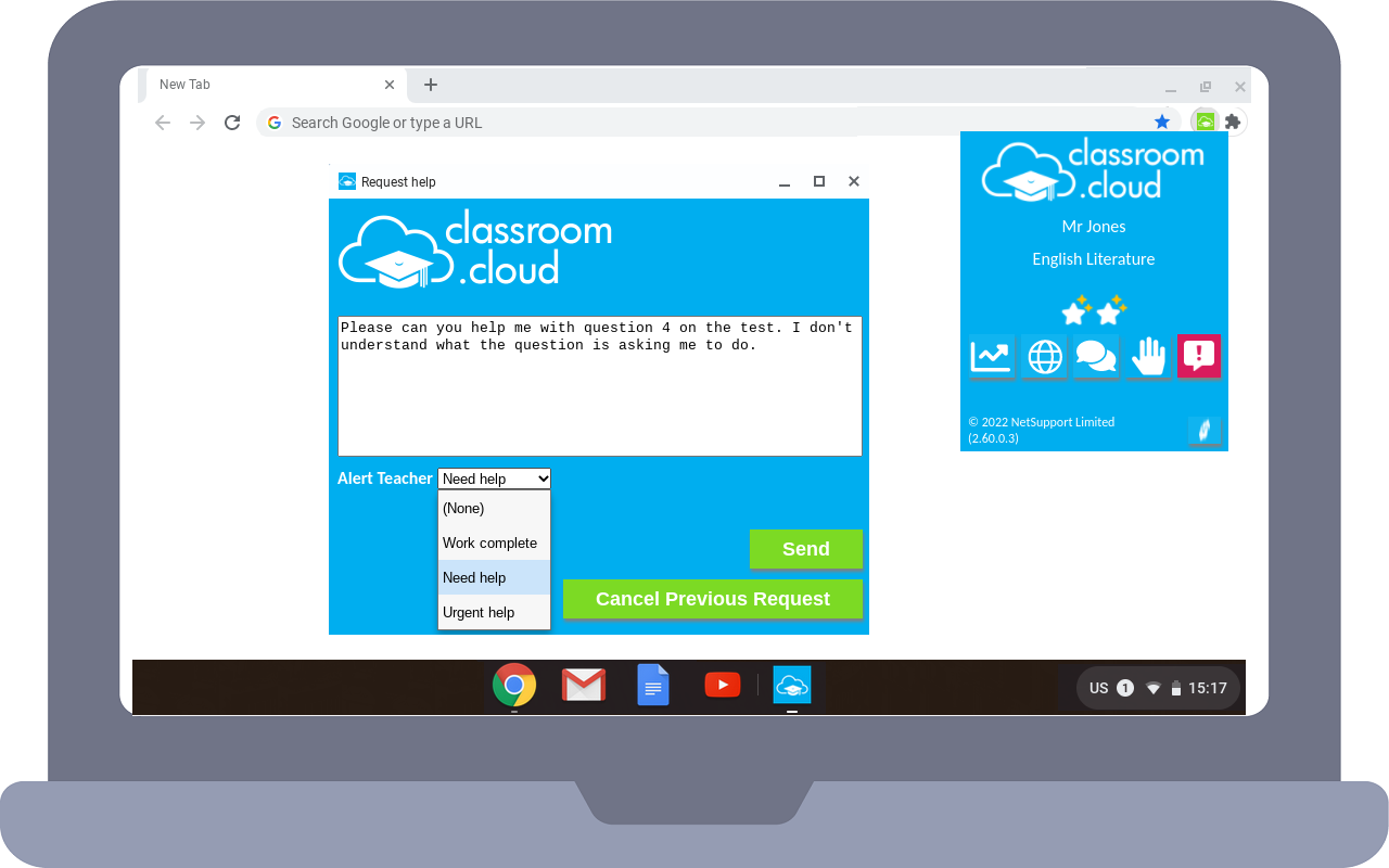 classroom.cloud Student - 截图 3