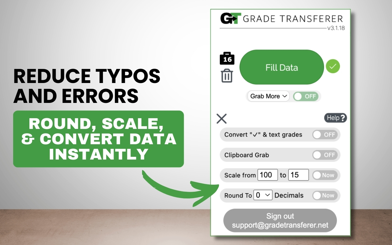 GradeTransferer - Transfer, Scale & Sort Grades | Save Time, Reduce Errors - 截图 4
